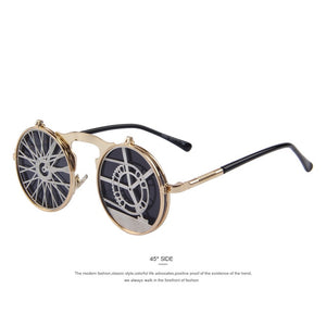 Steam Punk Gothic Vintage Clamshell Sunglasses (16 color) MSP680