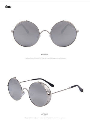 Classic Round Steampunk Sunglasses (9 color) MSP676