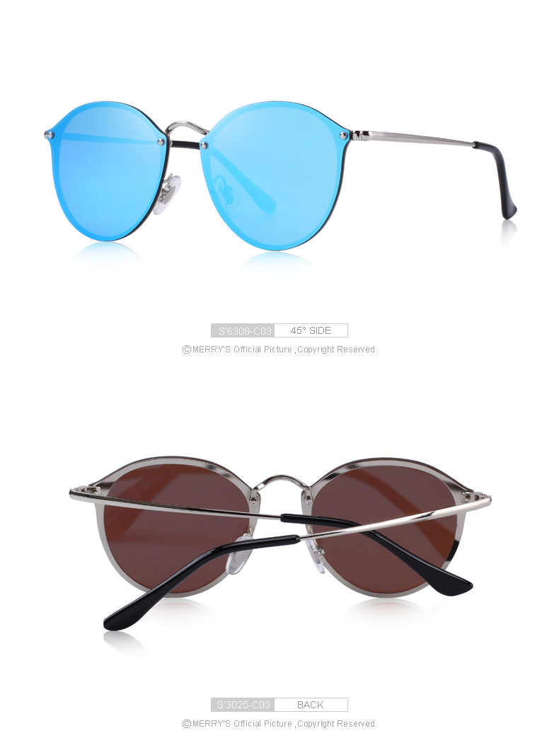 Retro Oval Sunglasses (9 color) S6308