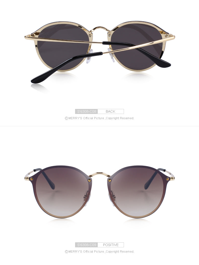 Retro Oval Sunglasses (9 color) S6308