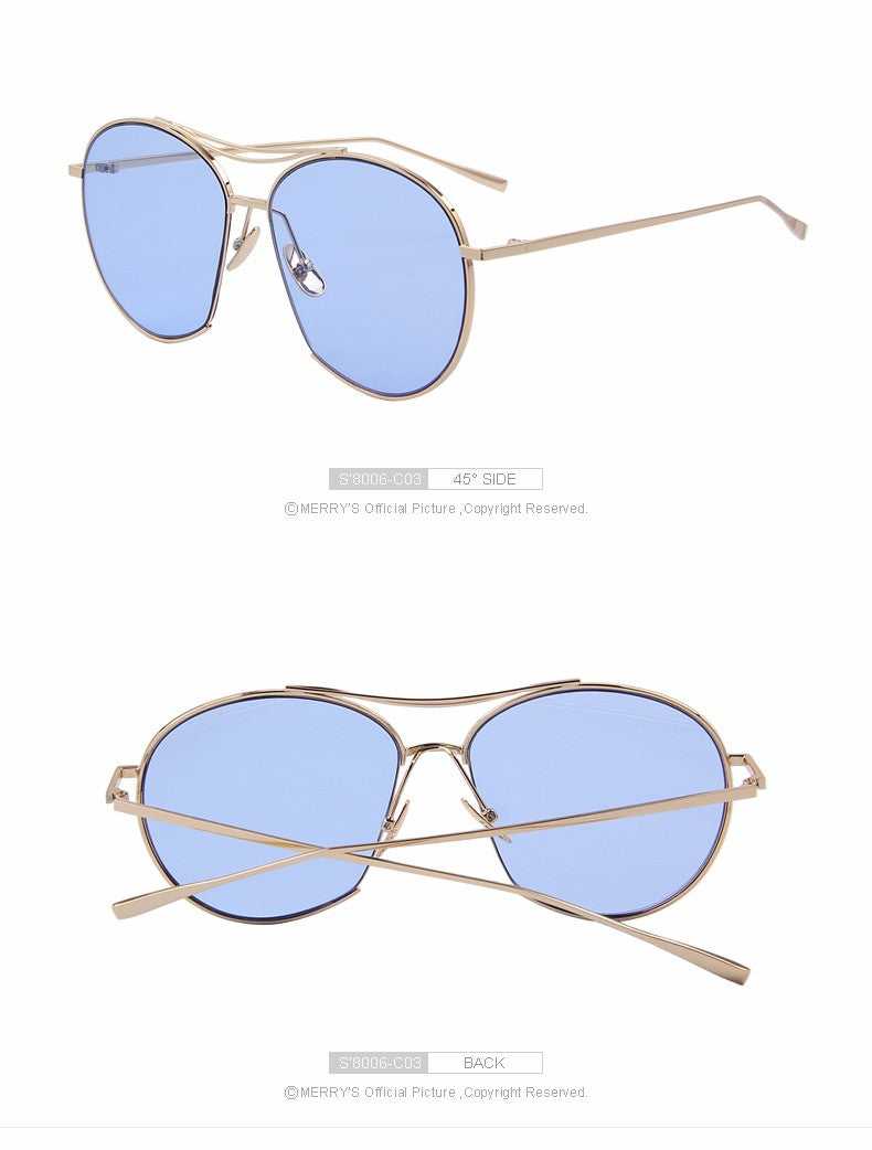 Twin Beam Metal Frame Sunglasses (8 color) S8006