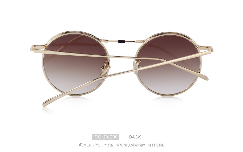 Round Brand Designer Sunglasses (6 color) S6120
