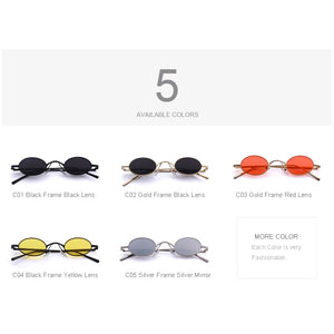 Retro Oval Sunglasses Small Frame (5 color) S'6501