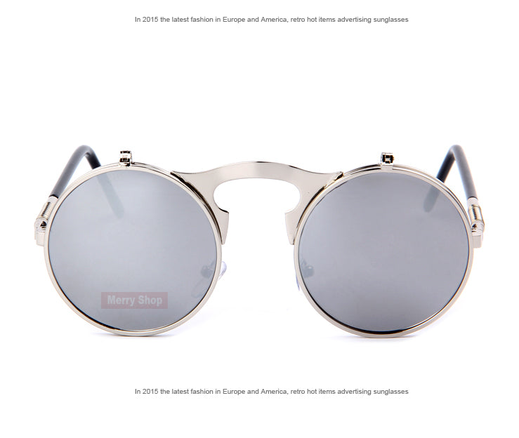 Steampunk Retro Circle  Sunglasses (5 color) MSP383