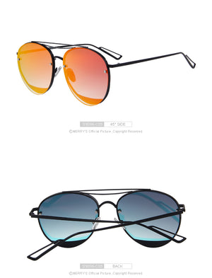 Twin Beam Rimless Sunglasses (9 color) S8096