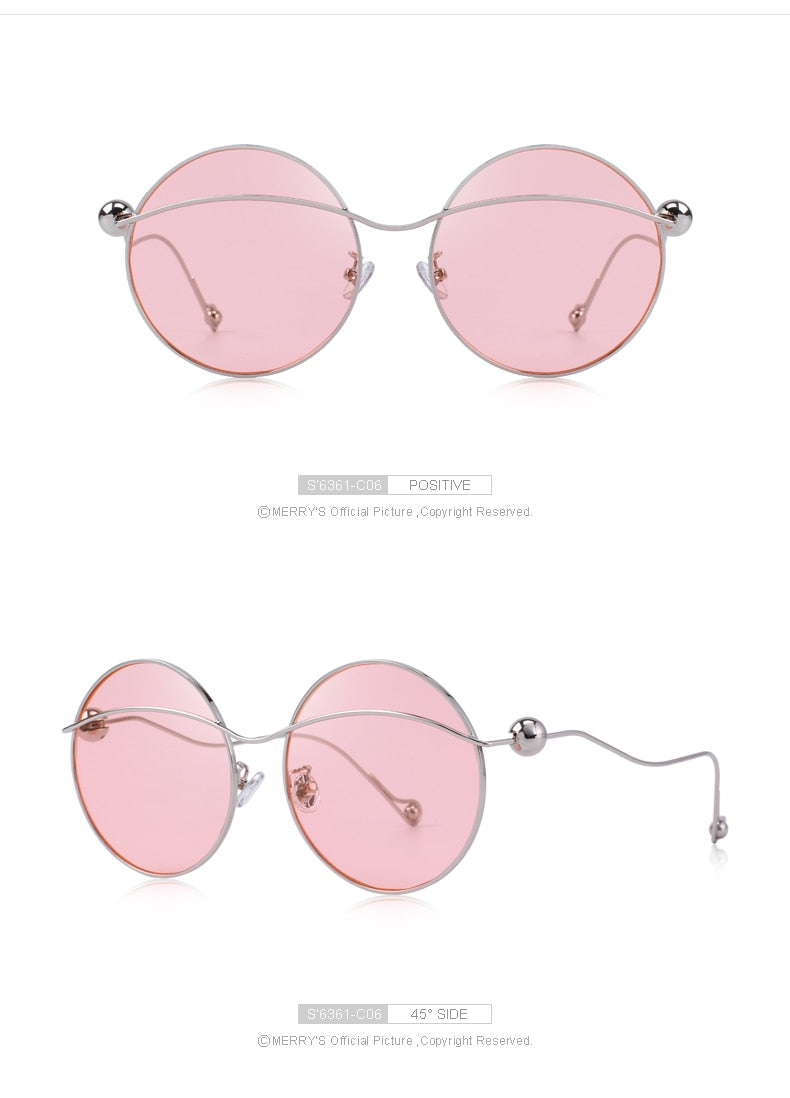 Butterfly Gradient Sunglasses Round Frame (9 color) S6361