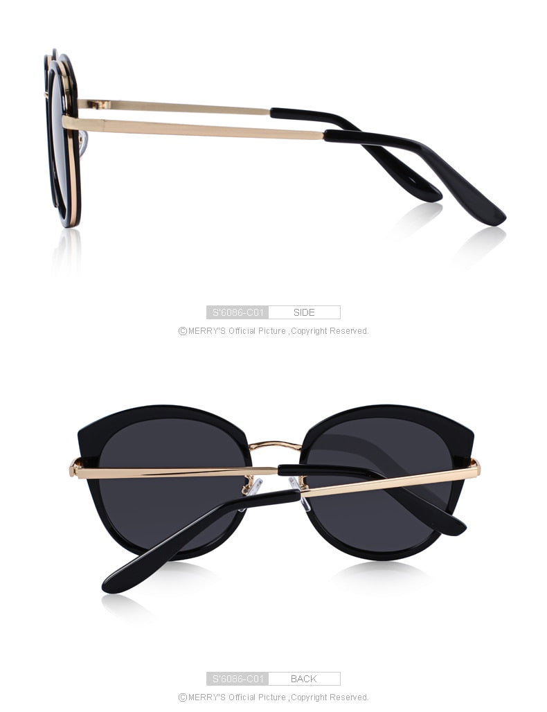 Cat Eye Polarized Sunglasses (4 color) S6086
