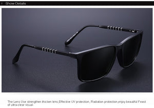 Classic Square Aluminium Legs HD Polarized Sunglasses(4 color) S8133