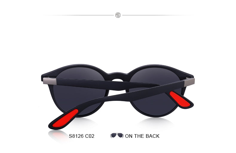 Classic Retro Rivet Polarized Sunglasses TR90 Legs(7 color) S8126