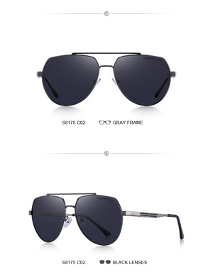 Aviation Frame HD Polarized Sunglasses S8175