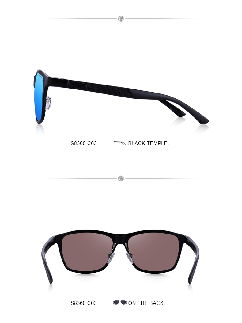 Aluminum Alloy Polarized Sunglasses Spring Hinge (7 color) S8360