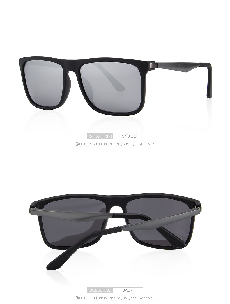 Aviation Aluminum Legs Polarized Square Sunglasses(5 color) S8250