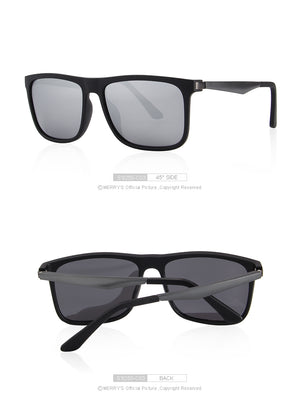 Aviation Aluminum Legs Polarized Square Sunglasses(5 color) S8250