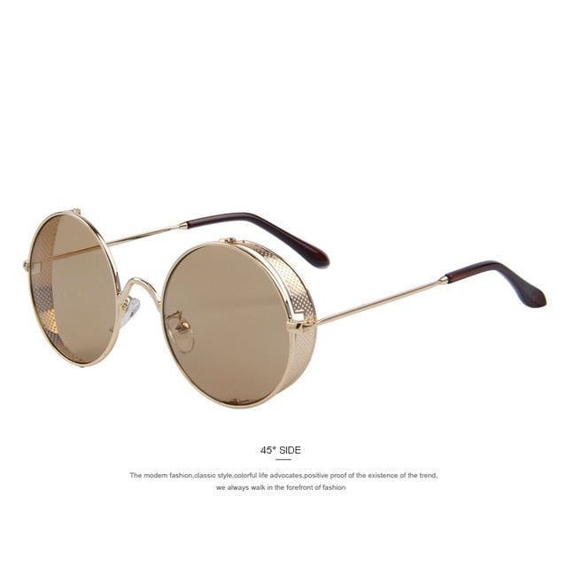 Classic Round Steampunk Sunglasses (9 color) MSP676