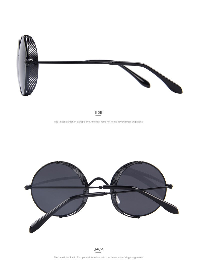 Classic Round Steampunk Sunglasses (9 color) MSP676