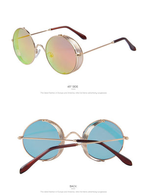 Classic Round Steampunk Sunglasses (9 color) MSP676