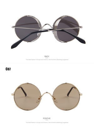 Classic Round Steampunk Sunglasses (9 color) MSP676