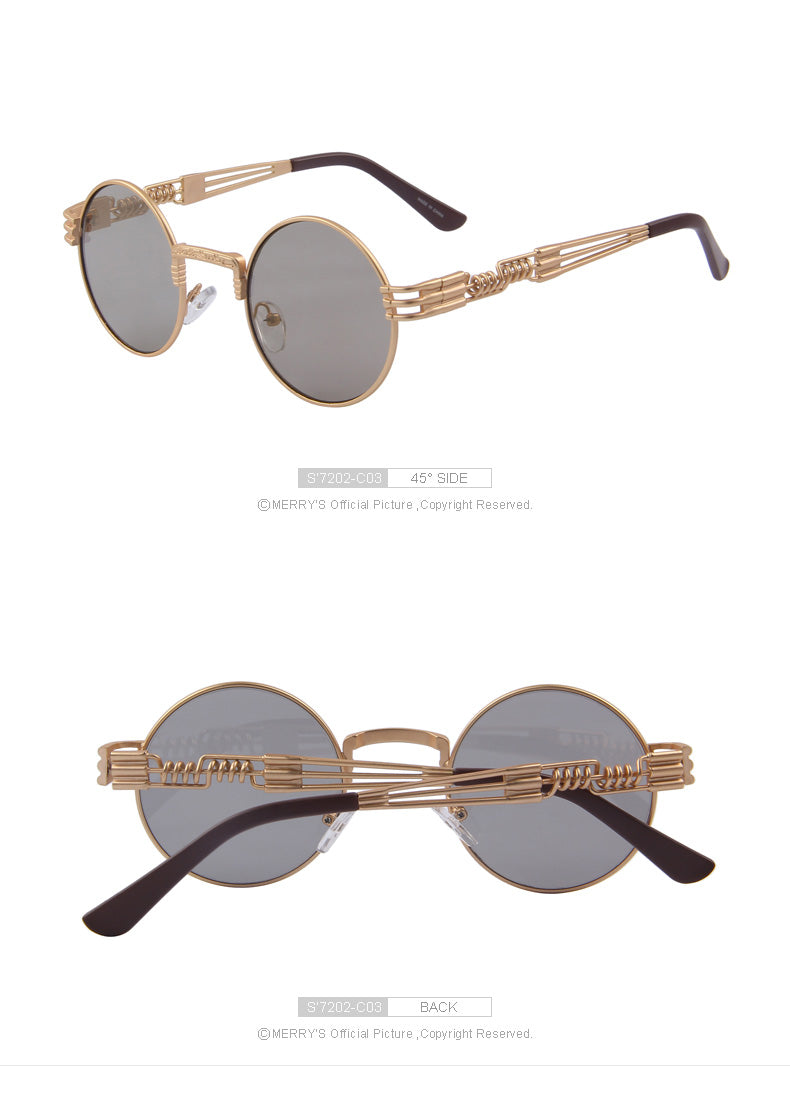 Steampunk Sunglasses Round Sunglasses (11 color) MSP720