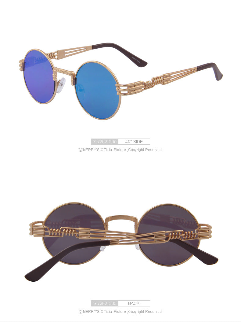 Steampunk Sunglasses Round Sunglasses (11 color) MSP720