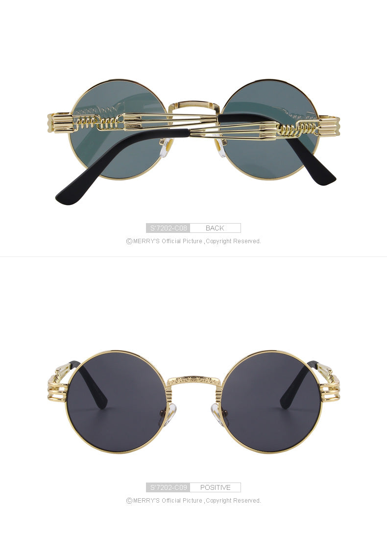 Steampunk Sunglasses Round Sunglasses (11 color) MSP720