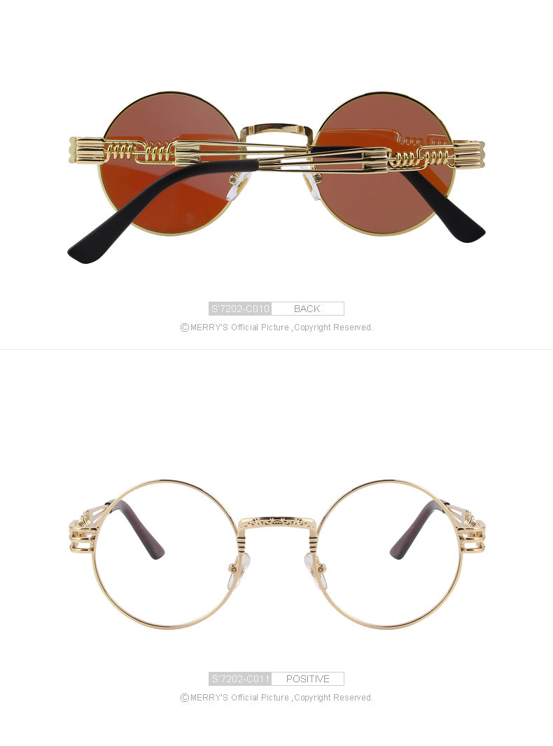 Steampunk Sunglasses Round Sunglasses (11 color) MSP720