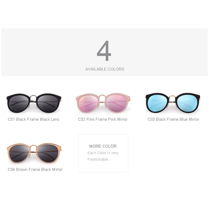 Cat Eye Polarized Sunglasses (4 color) S'6168