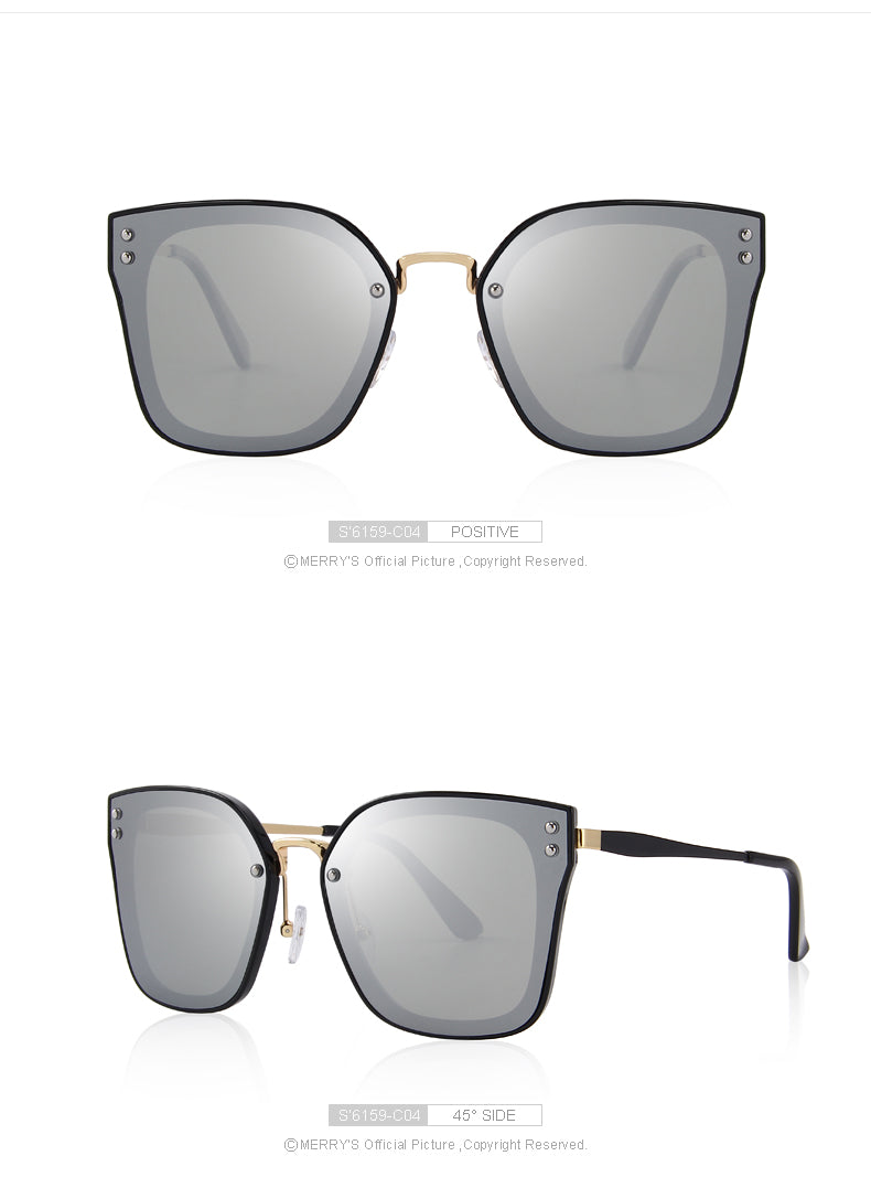 Oversized Polarized Sunglasses (4 color) S6159