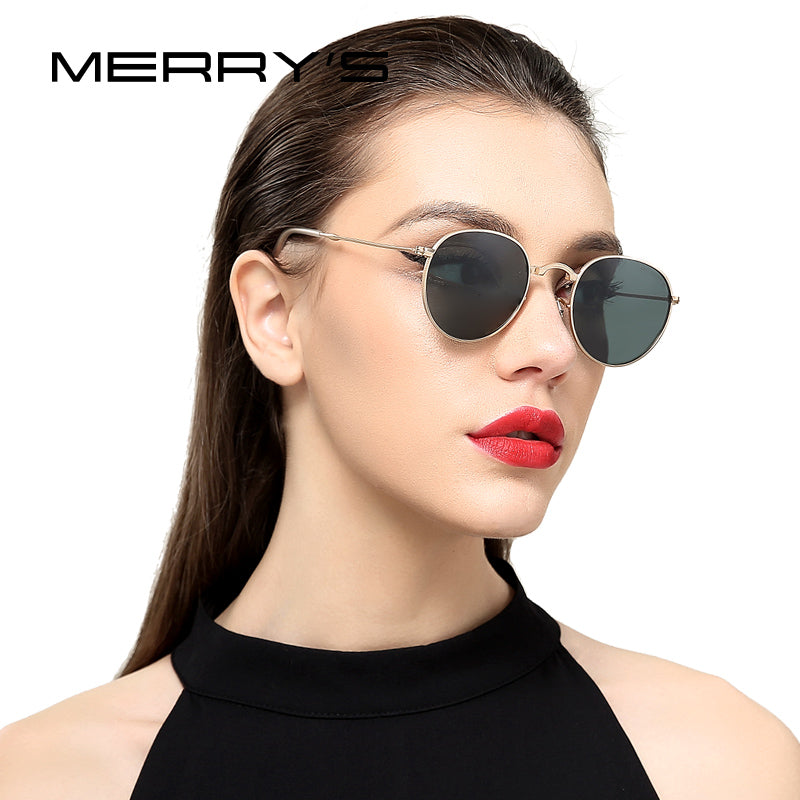 Retro Oval Folded Sunglasses (6 color) S'8093