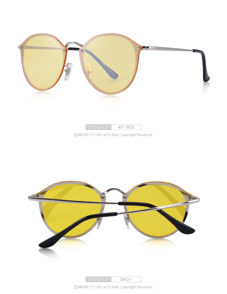 Retro Oval Sunglasses (9 color) S6308