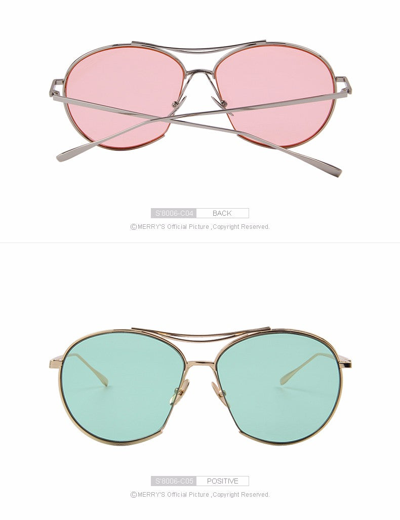 Twin Beam Metal Frame Sunglasses (8 color) S8006