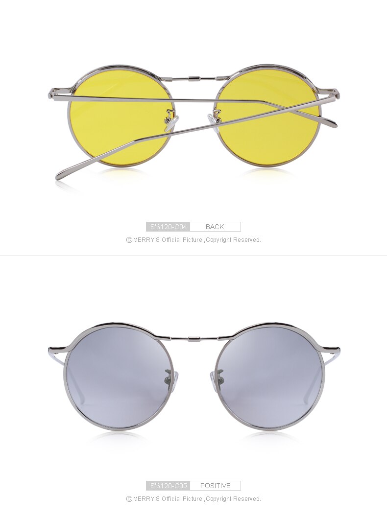 Round Brand Designer Sunglasses (6 color) S6120