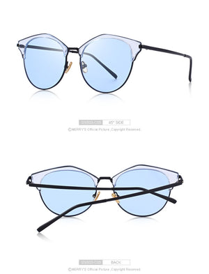 Cat Eye Polarized Sunglasses Retro Style Shades (5 color) S'6503