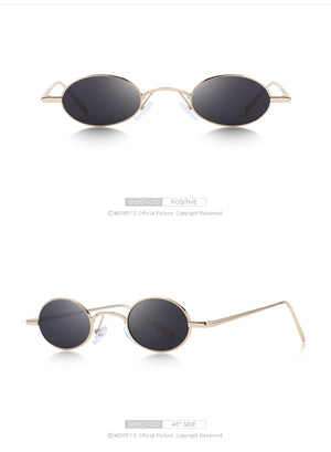 Retro Oval Sunglasses Small Frame (5 color) S'6501