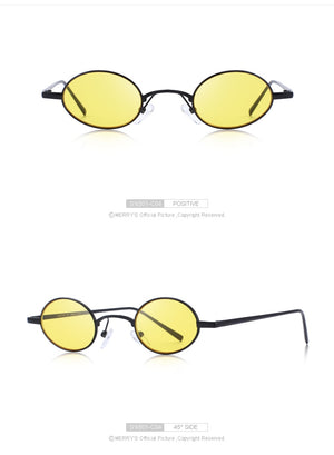 Retro Oval Sunglasses Small Frame (5 color) S'6501