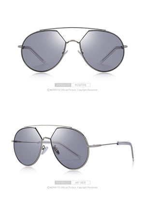 Twin-Beams Frame Sun Glasses Metal Temple (9 color) S6368