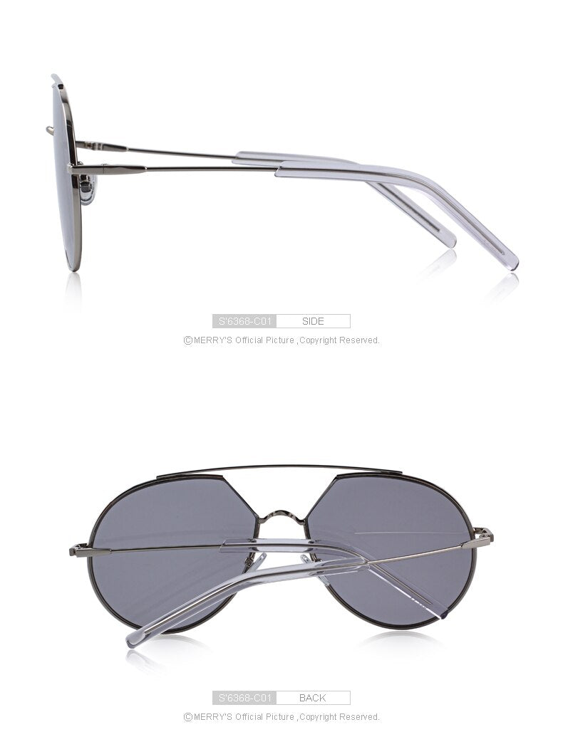 Twin-Beams Frame Sun Glasses Metal Temple (9 color) S6368