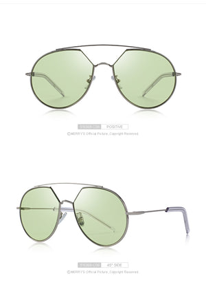 Twin-Beams Frame Sun Glasses Metal Temple (9 color) S6368