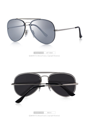 Twin-Beams Frame Sun Glasses Metal Temple (8 color) S6367