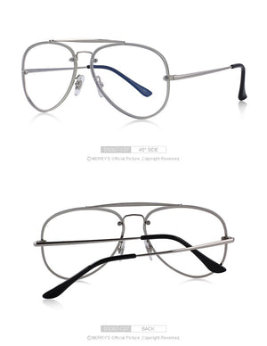 Twin-Beams Frame Sun Glasses Metal Temple (8 color) S6367