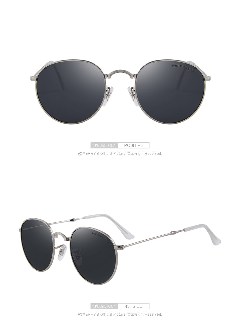 Retro Oval Folded Sunglasses (6 color) S'8093