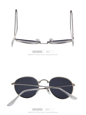 Retro Oval Folded Sunglasses (6 color) S'8093