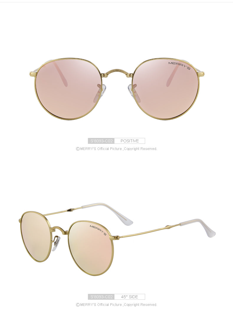 Retro Oval Folded Sunglasses (6 color) S'8093