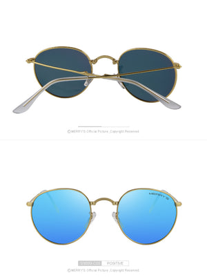 Retro Oval Folded Sunglasses (6 color) S'8093