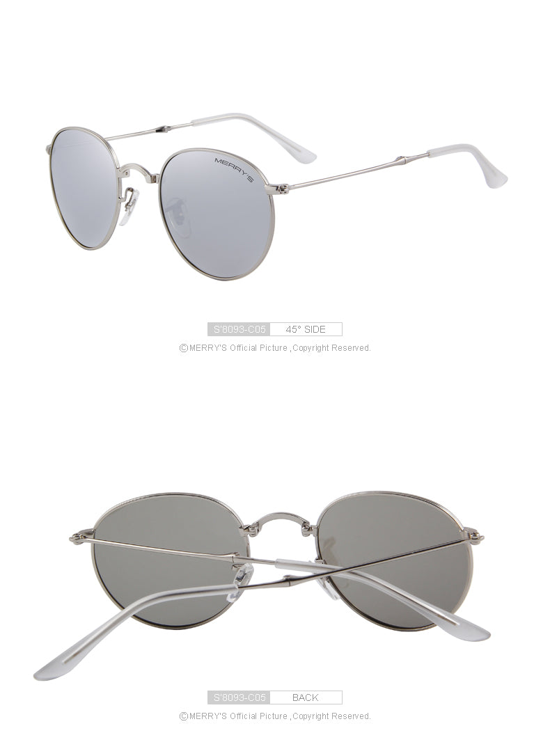 Retro Oval Folded Sunglasses (6 color) S'8093