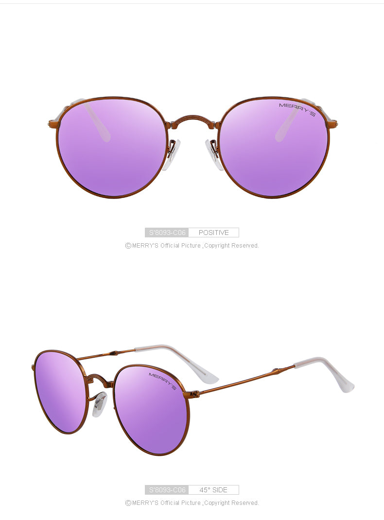 Retro Oval Folded Sunglasses (6 color) S'8093