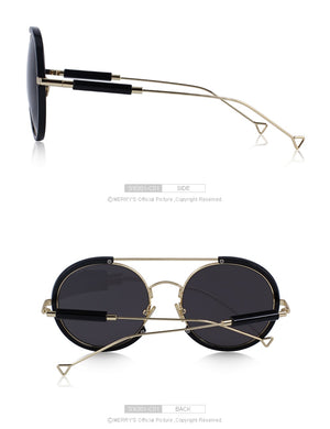 Twin-Beams Frame Sun Glasses Metal Temple (6 color) S6301