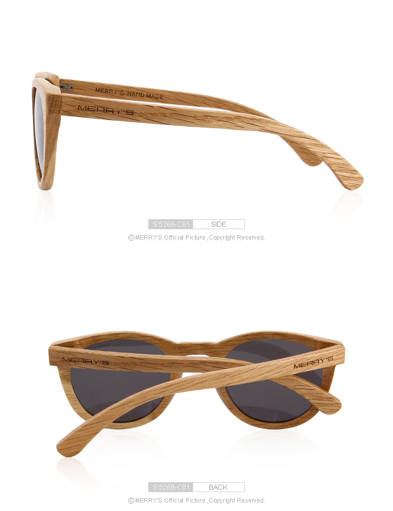 Wooden Retro Polarized Sun Glasses (6 color) S5268