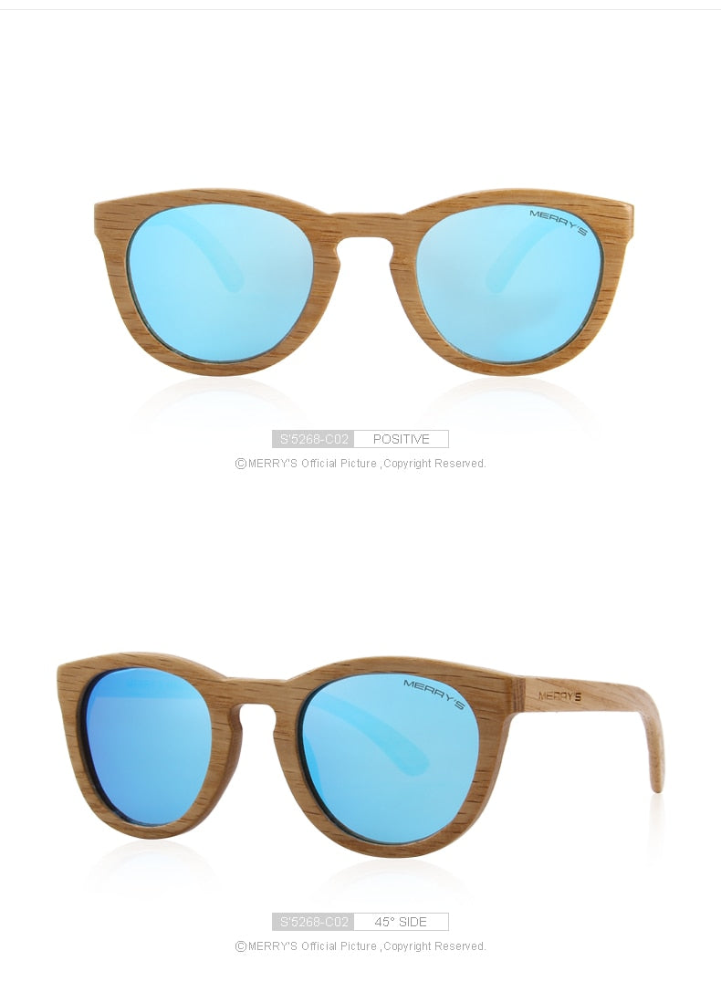 Wooden Retro Polarized Sun Glasses (6 color) S5268