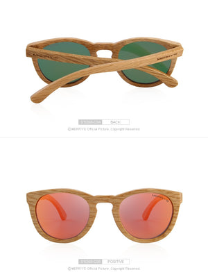 Wooden Retro Polarized Sun Glasses (6 color) S5268