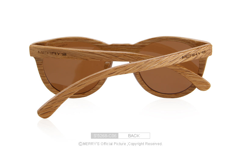 Wooden Retro Polarized Sun Glasses (6 color) S5268